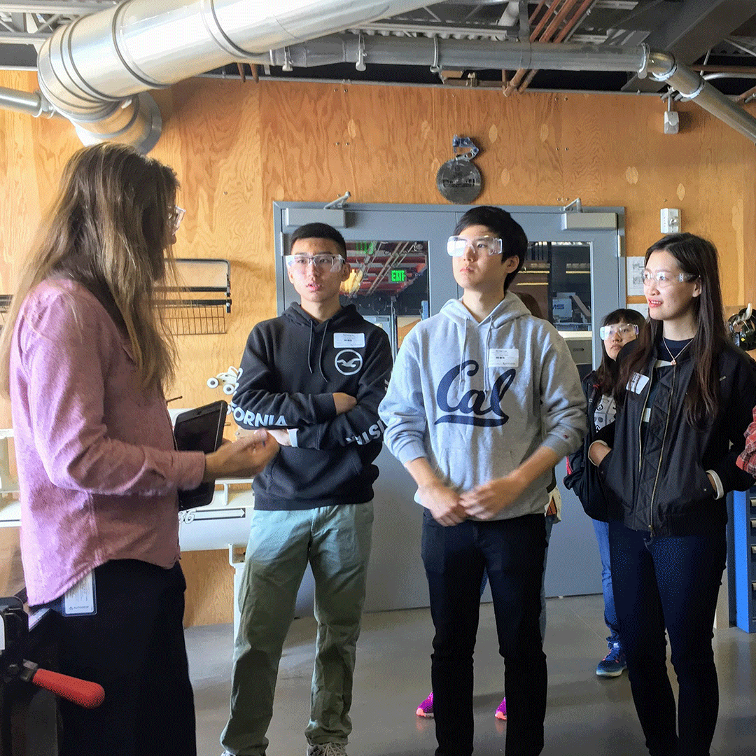 International students tour Autodesk