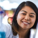 Student scientist in the lab