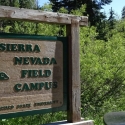 Sign at the entrance of the Sierra Nevada Field Campus