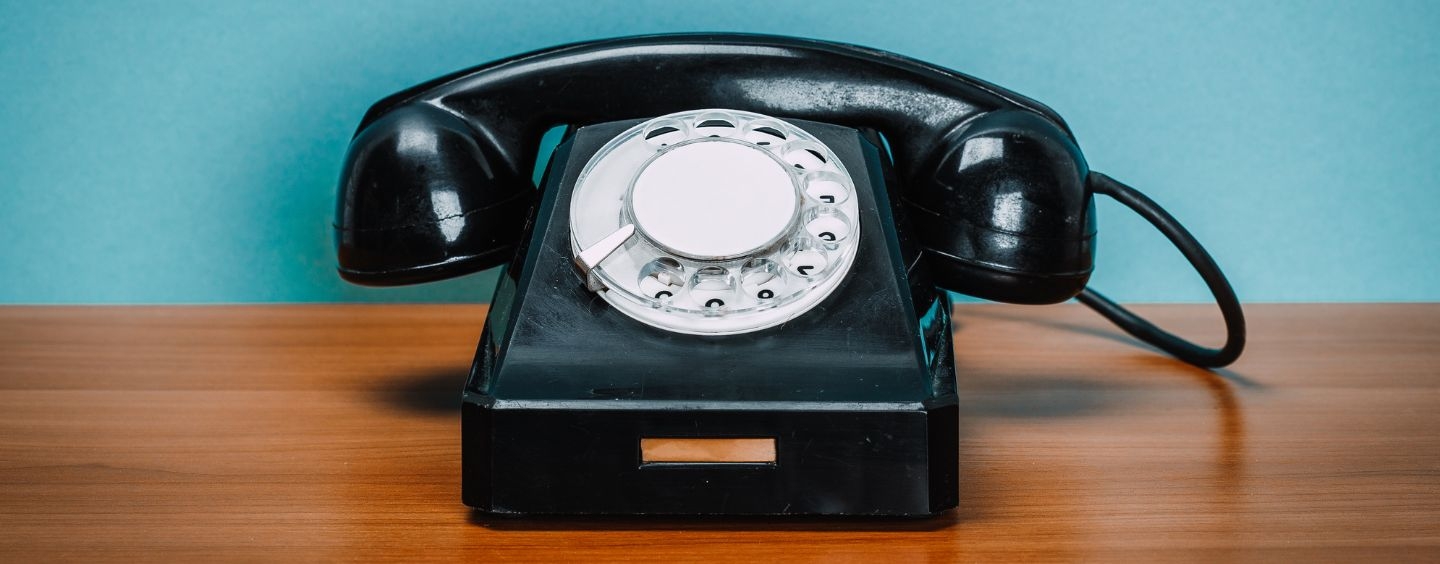 Old rotary phone